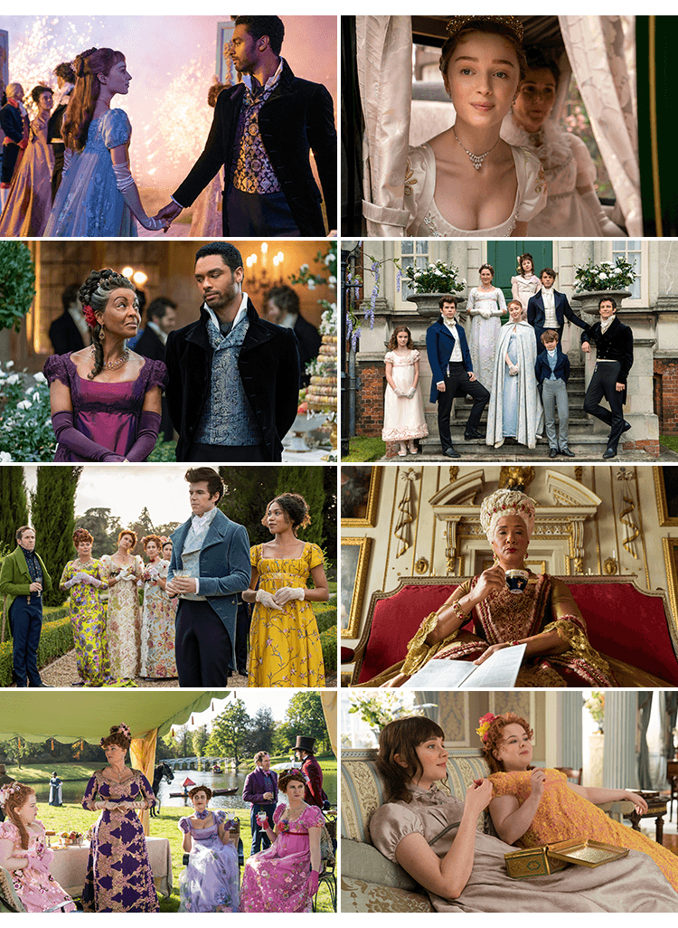 '연말연시' 어른들을 위한 아찔한 로맨스물...시청자들의 마음을 훔친 <브리저튼> 보도스틸